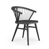 Cuerdas Rounded Chair - Black