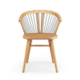 Cuerdas Rounded Chair - Oak & Black