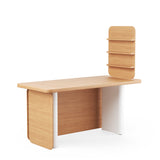 HOS Desk - Oak & White