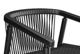 Loom Rounded Chair - Black