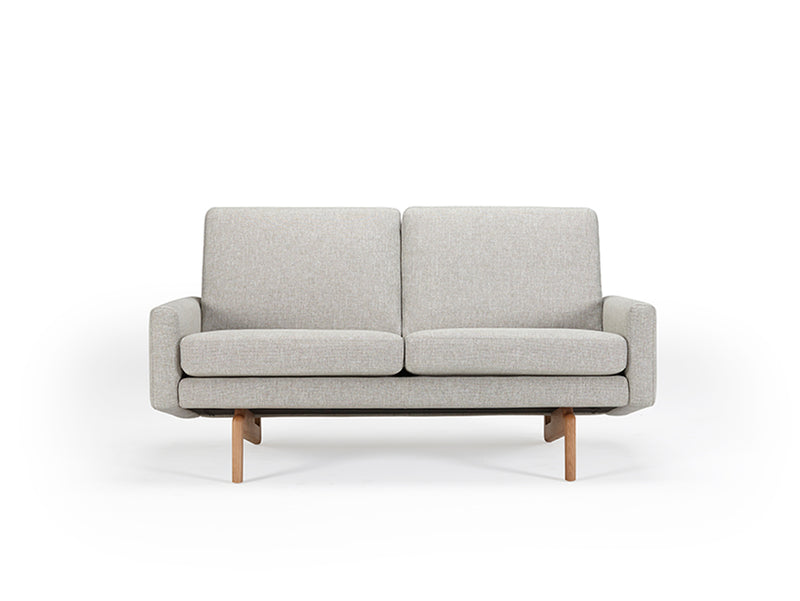 Retro 2 Seater Sofa - Grey