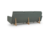 Retro 3 Seater Sofa - Green