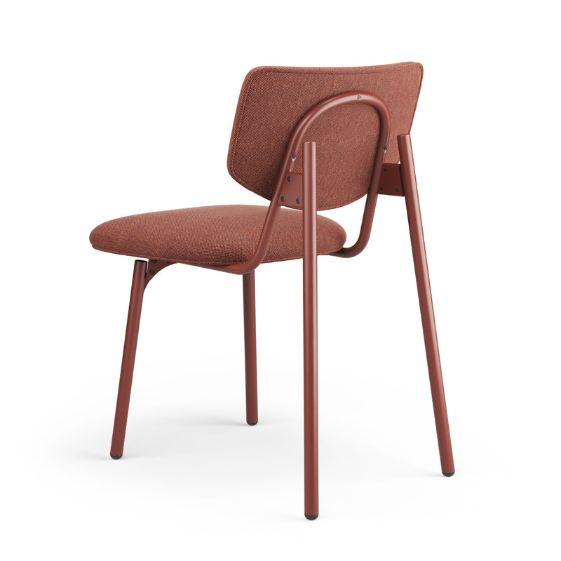SLS Chair 1 - Metal legs - Brown