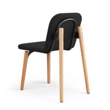 SLS Chair 3 - Wooden legs - Black