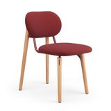 SLS Chair 2 - Wooden legs - Red