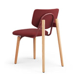 SLS Chair 1 - Wooden legs - Red