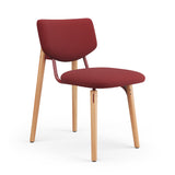 SLS Chair 1 - Wooden legs - Red