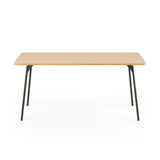 SLS Table - Rectangular - Metal Legs - Green