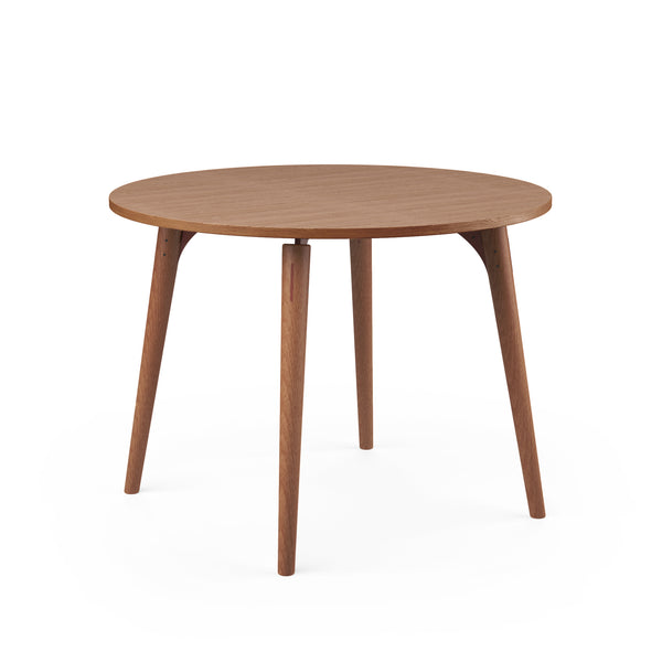 SLS Table - Circular - Wooden Legs - Brown