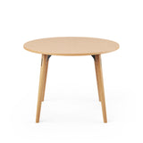 SLS Table - Circular - Wooden Legs - Black