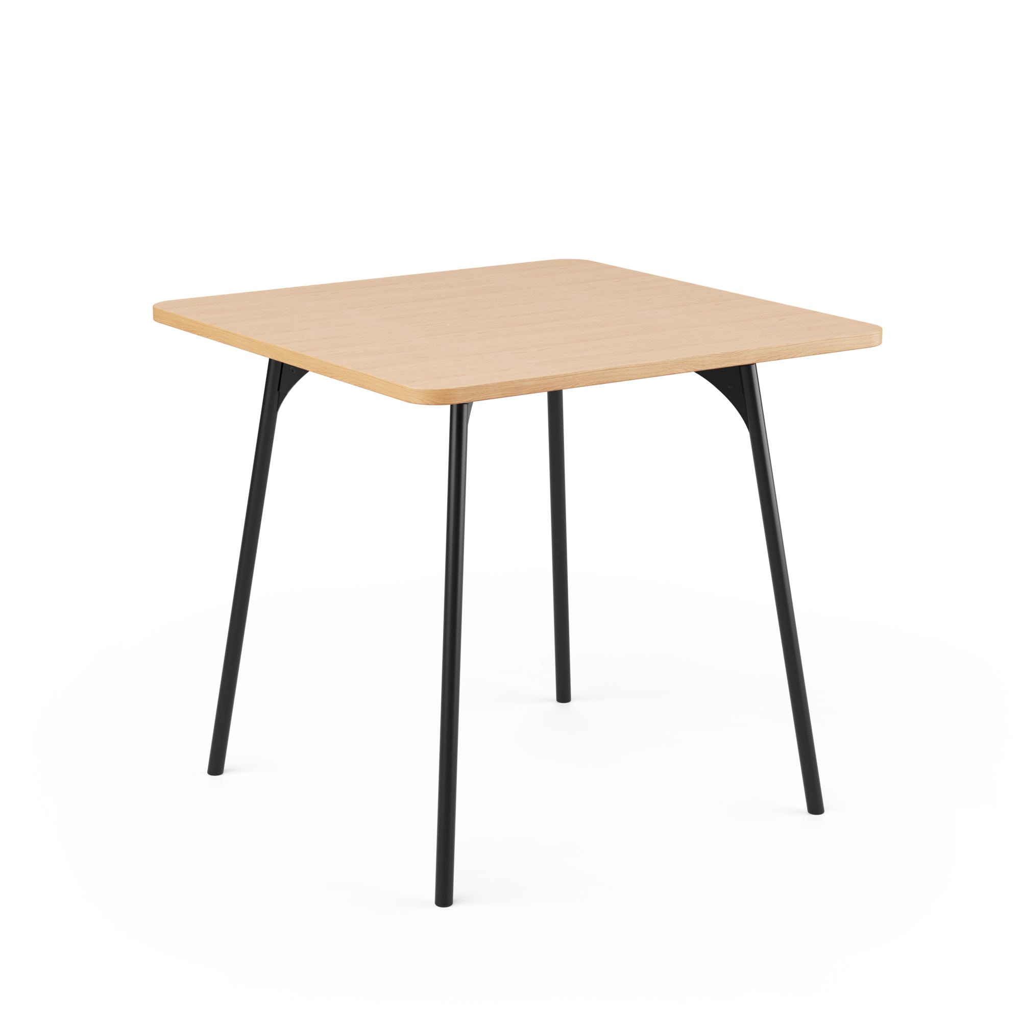 SLS Table Square Metal Legs Black Hayche (H Furniture Ltd)