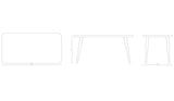 WW Rectangular Table - CS3