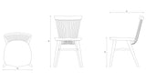 WW Chair - Oak & Black