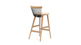 WW Bar Stool - Oak & Black