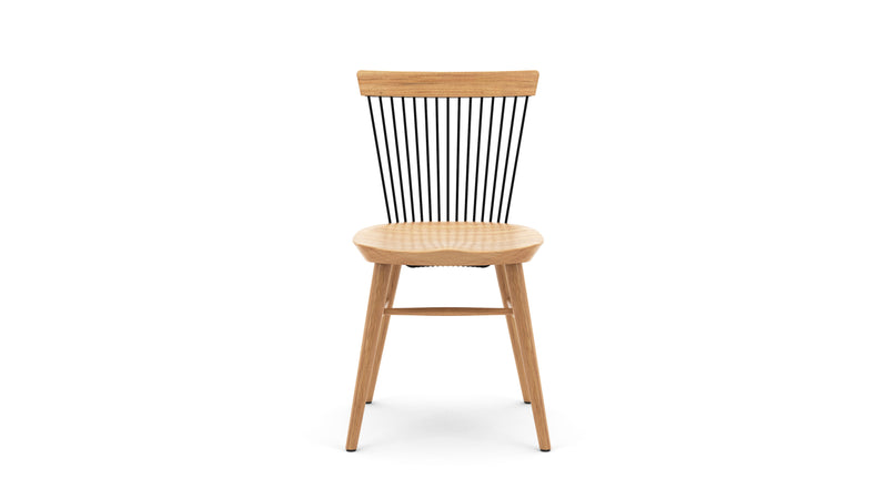 WW Chair - Oak & Black