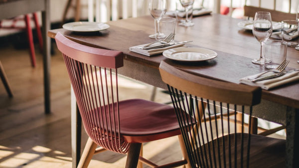 WW Chair - Brawn Restaurant - East London - Multi-Coloured Dining Chairs