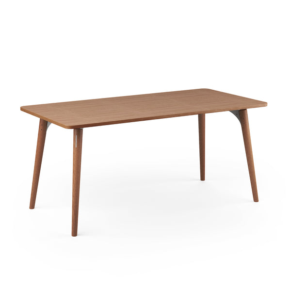 SLS Table - Rectangular - Wooden Legs - Grey