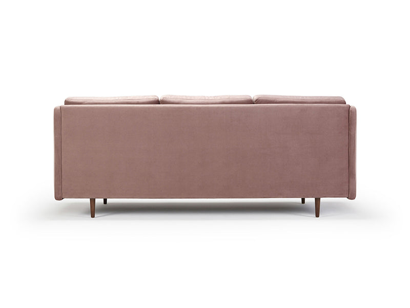 Button 3 Seater Sofa - Pink