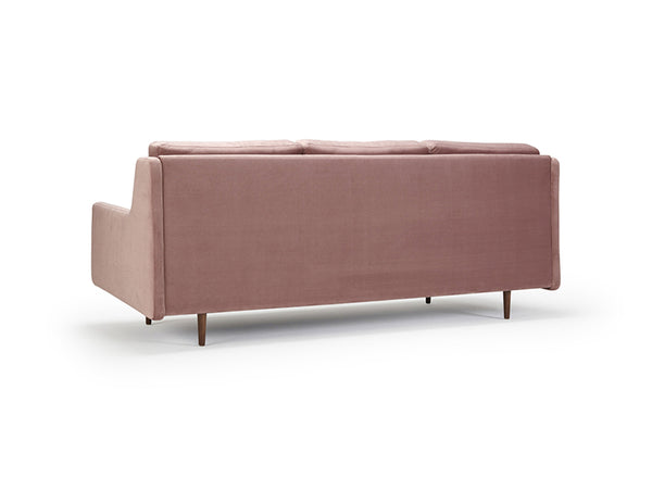 Button 3 Seater Sofa - Pink