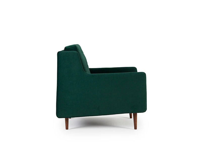 Button Armchair - Green