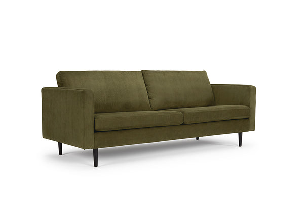 Clasico 3 Seater Sofa - Green Velvet