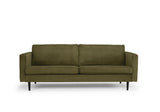 Clasico 3 Seater Sofa - Green Velvet