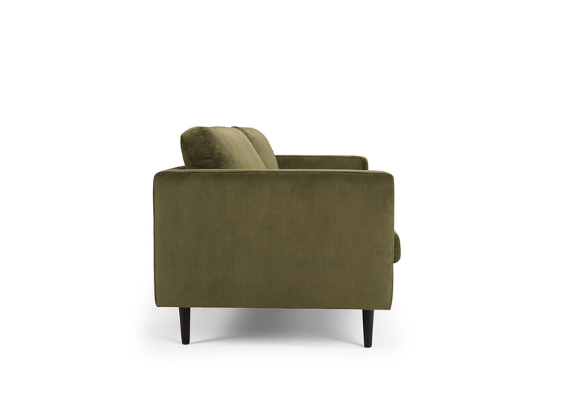 Clasico 3 Seater Sofa - Green Velvet