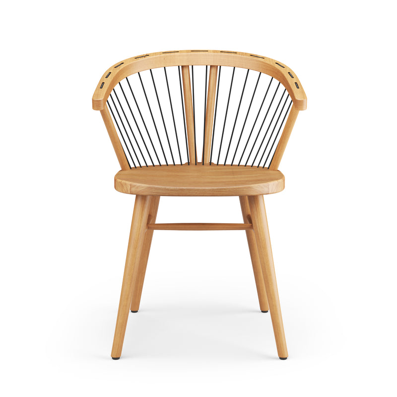 Cuerdas Rounded Chair - Oak & Black