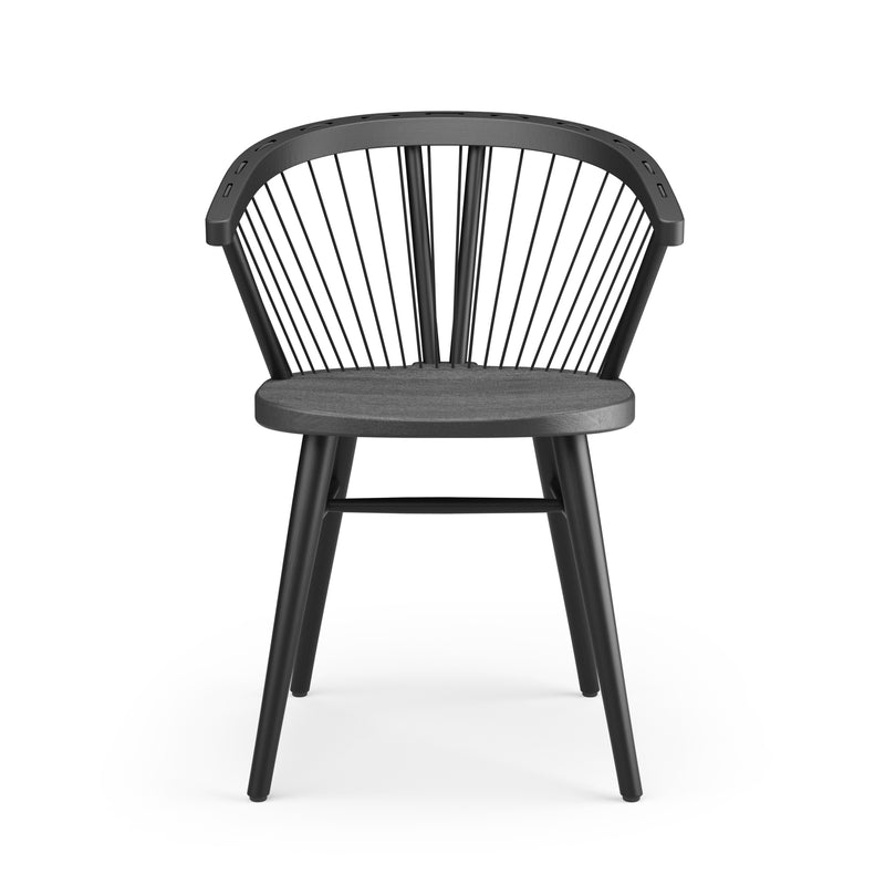 Cuerdas Rounded Chair - Black