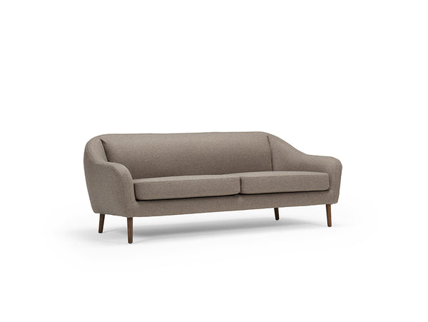 Curva 2.5 Seater Sofa - Brown
