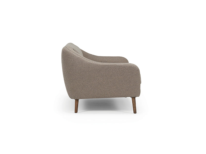 Curva 2.5 Seater Sofa - Brown