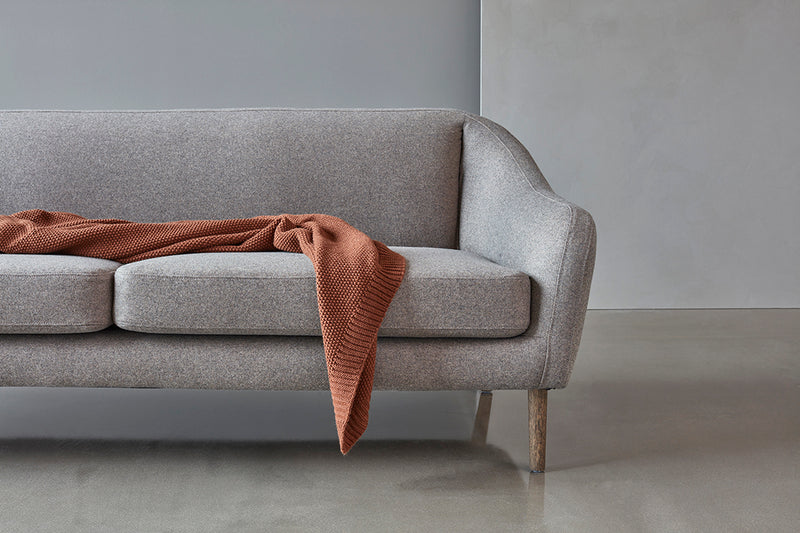 Curva 2.5 Seater Sofa - Brown