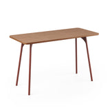 SLS Desk - Metal Legs - Brown