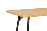 SLS Desk - Metal Legs - Black