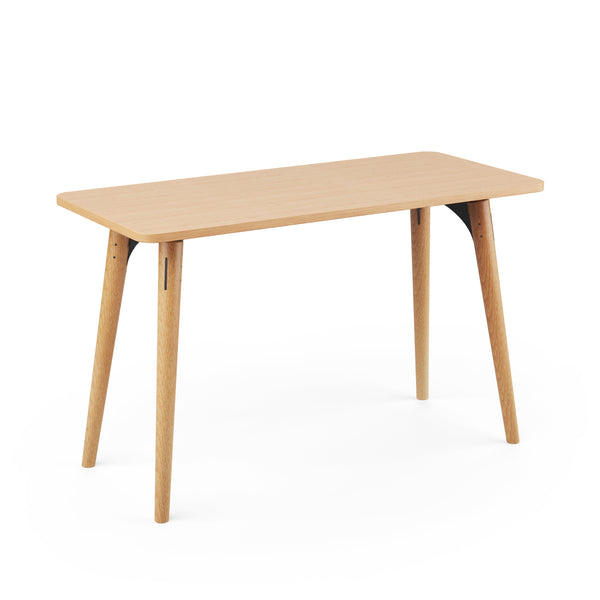 SLS Desk - Wooden Legs - Black