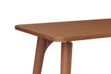 SLS Desk - Wooden Legs - Brown