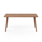 SLS Table - Rectangular - Wooden Legs - Grey