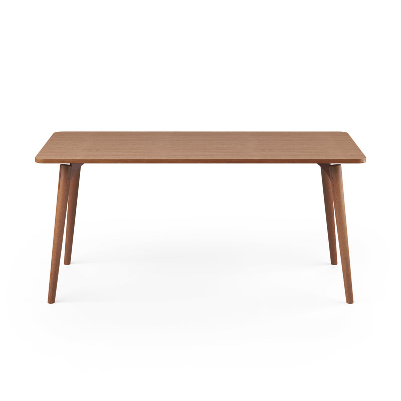 SLS Table - Rectangular - Wooden Legs - Brown