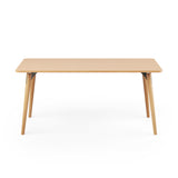 SLS Table - Rectangular - Wooden Legs - Green