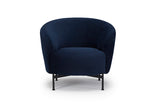 Glover Armchair - Metal XBase - Blue