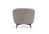 Glover Armchair - Metal XBase - Grey