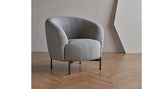 Glover Armchair - Metal XBase - Grey