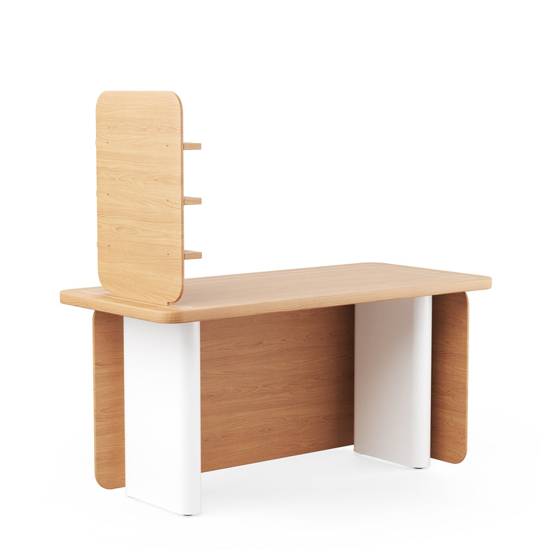 HOS Desk - Oak & White