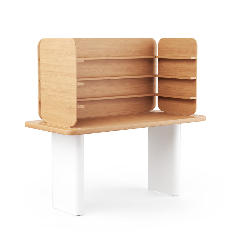 HOS Desk - Oak & White