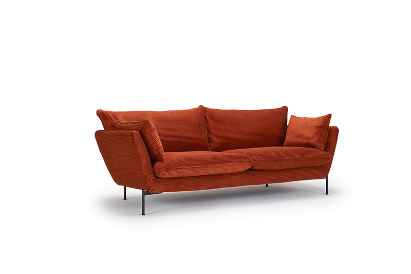 Nave Lux 2 Seater Sofa - Red