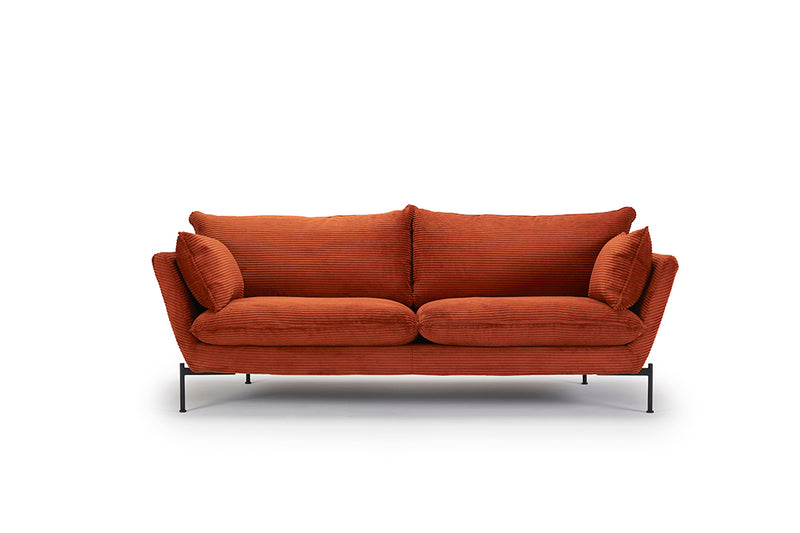 Nave Lux 2 Seater Sofa - Red
