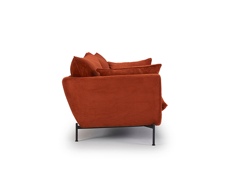Nave Lux 2 Seater Sofa - Red