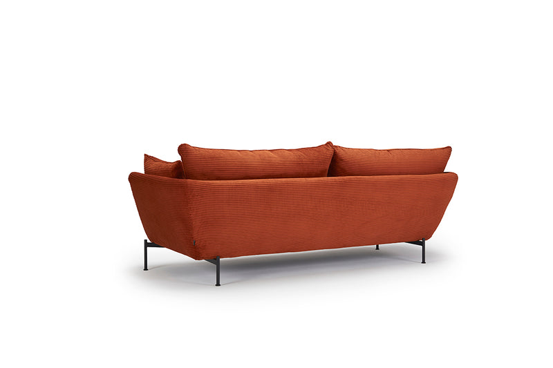 Nave Lux 2 Seater Sofa - Red