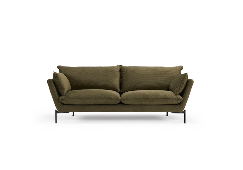 Nave Lux 2 Seater Sofa - Green