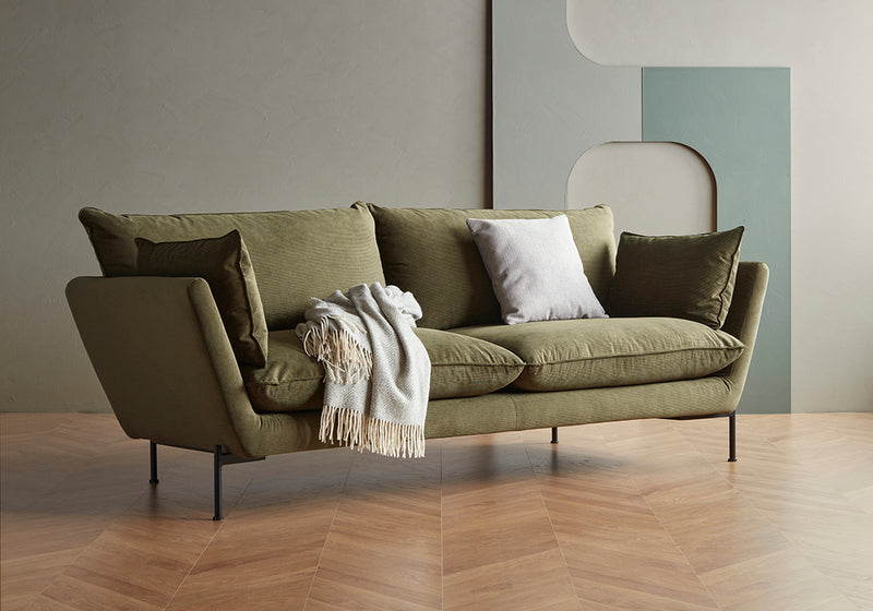 Nave Lux 2 Seater Sofa - Green